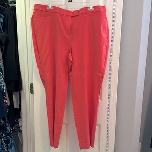 Coral dress pants